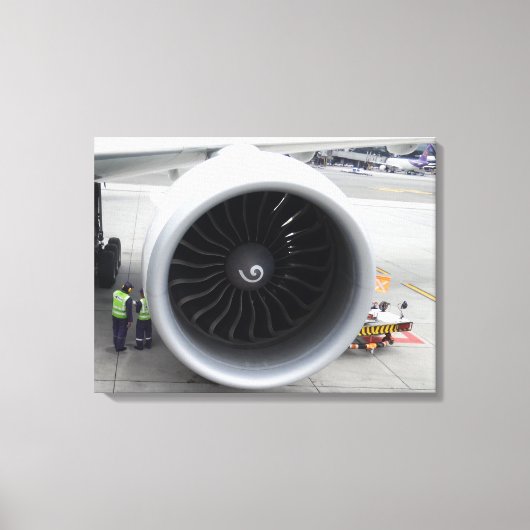 Jet Engine Canvas Afdrukken (Voorkant)