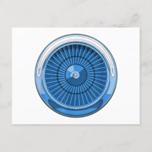 Jet Engine Feestdagenkaart