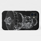 Jet Engine iphone 5 hoesje (Achterkant (horizontaal))