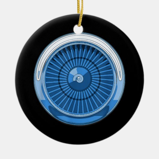 Jet Engine Keramisch Ornament (Voorkant)