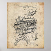 Jet Engine Patent Poster (Voorkant)