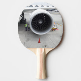 Jet Engine Ping Pong Paddle, Red Rubber Back Tafeltennisbatje