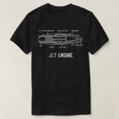 Jet Engine Science Amazing Mechanics Engineers GI T-shirt (Design voorkant)