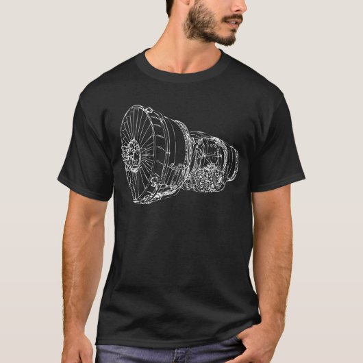 Jet-engine T-shirt (Voorkant)