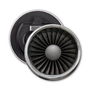 Jet Engine Turbine Fan Button Flesopener