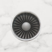 Jet Engine Turbine Fan Confetti (Kleine voorkant)