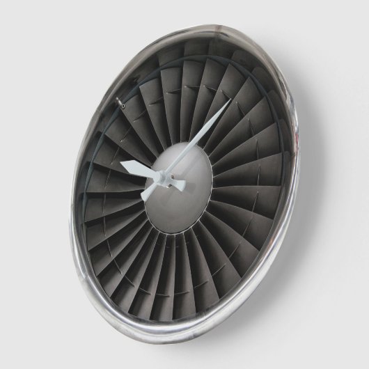 Jet Engine Turbine Fan Grote Klok (Hoek)