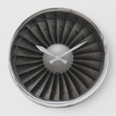Jet Engine Turbine Fan Grote Klok (Voorkant)