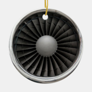 Jet Engine Turbine Fan Keramisch Ornament