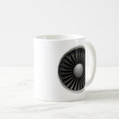Jet Engine Turbine Fan Koffiemok (Voorkant rechts)