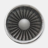 Jet Engine Turbine Fan Magneet (Voorkant)