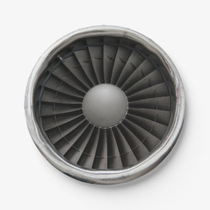 Jet Engine Turbine Fan Papieren Bordje