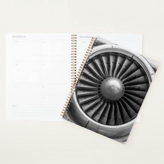 Jet Engine Turbine Fan Planner (Display)