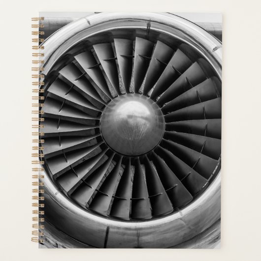 Jet Engine Turbine Fan Planner (Voorkant)