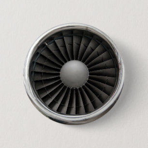 Jet Engine Turbine Fan Ronde Button 5,7 Cm