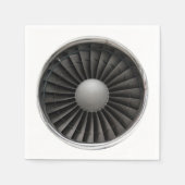 Jet Engine Turbine Fan Servetten (Voorkant)