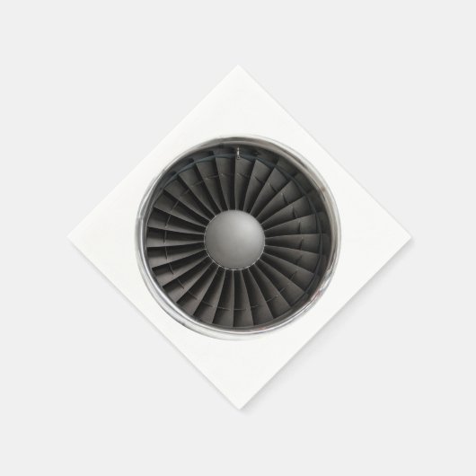 Jet Engine Turbine Fan Servetten (Hoek)
