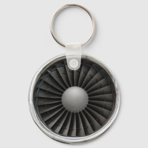 Jet Engine Turbine Fan Sleutelhanger