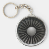 Jet Engine Turbine Fan Sleutelhanger (Voorkant)