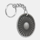  Jet Engine Turbine Fan Sleutelhanger (Voorkant Links)