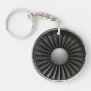 Jet Engine Turbine Fan Sleutelhanger
