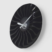Jet Engine Wall Clock Grote Klok (Hoek)