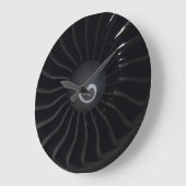 Jet Engine Wall Clock Grote Klok (Hoek)