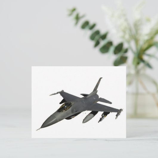 JET FIGHTER BRIEFKAART (Staand voorkant)