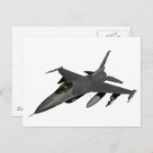 JET FIGHTER BRIEFKAART (Voorkant / Achterkant)