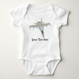 Jet Fighter F18 Hornet Design Romper