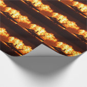 Jet Fighter Flames Cadeaupapier (Hoek)