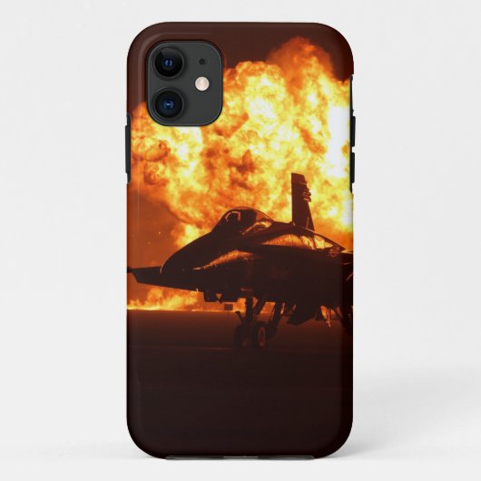 Jet Fighter Flames Case-Mate iPhone Case (Achterkant)