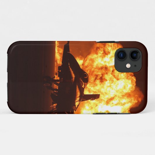 Jet Fighter Flames Case-Mate iPhone Case (Achterkant (horizontaal))
