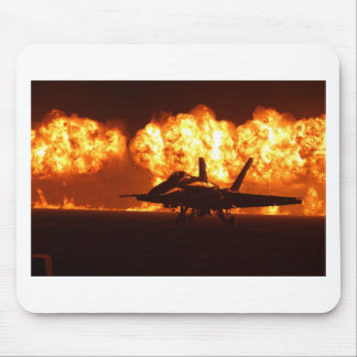 Jet Fighter Flames Muismat