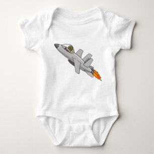 Jet Fighter Pilot Baby Romper