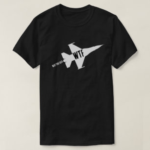 Jet Fighter vliegtuig, Eenvoudig, Luchtvaart, Gees T-shirt