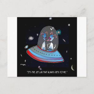 Jet Lag Cartoon 9492 Briefkaart