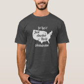 Jet Lag Design Grijs Gainsboro Kleur T-shirt (Voorkant)