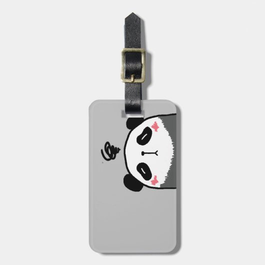 Jet Lag Panda Bagagelabel (Voorkant verticaal)