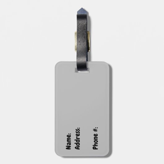 Jet Lag Panda Bagagelabel (Achterkant verticaal)