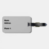 Jet Lag Panda Bagagelabel (Achterkant horizontaal)