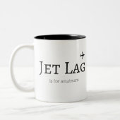 jet lag voor amateurs 325 ml Mok (Links)