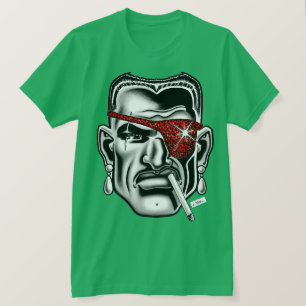 Jet Latex™/Gebroken Neus/Groen T-shirt