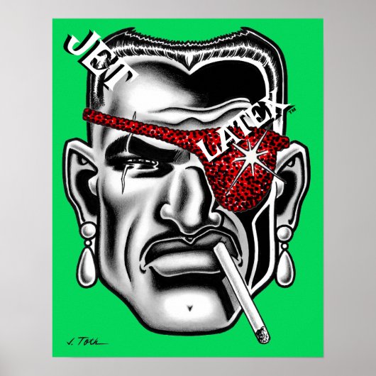 Jet Latex™/Gebroken Neus Poster (Voorkant)