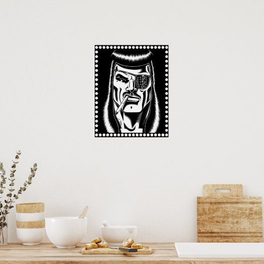 Jet Latex™/Studs Poster (Keuken)