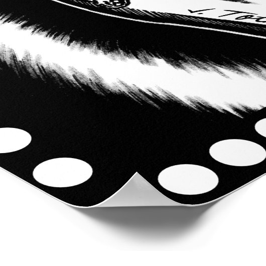 Jet Latex™/Studs Poster (Hoek)