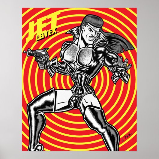 Jet Latex™/Vortex Poster (Voorkant)