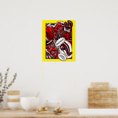 Jet Latex™ vs. Brawniac™ Poster (Keuken)