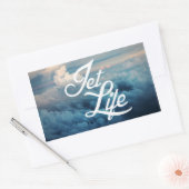 Jet Life Rechthoekige Sticker (Envelop)