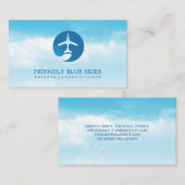 Jet Logo | Wolken en Lucht Visitekaartje (Voorkant / Achterkant)